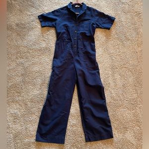 Linen Cotton Blend jumpsuit/boiler suit sz 2